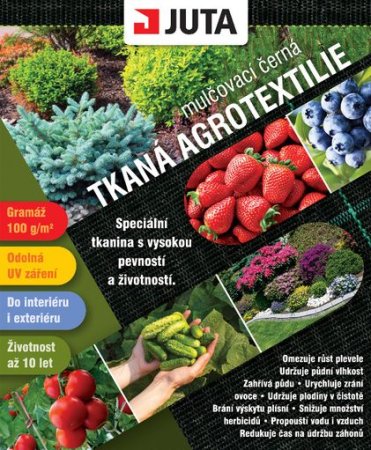 JUTA tkaná agrotextilie 5x1,6m mulčovací 100g/m2