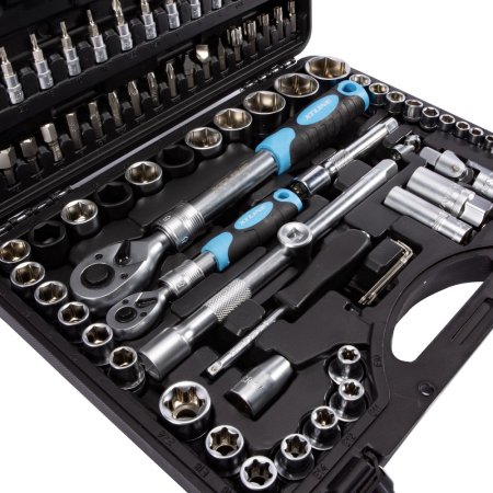 XTLINE Sada hlavic 1/4"-1/2" 108 dílů XT40108